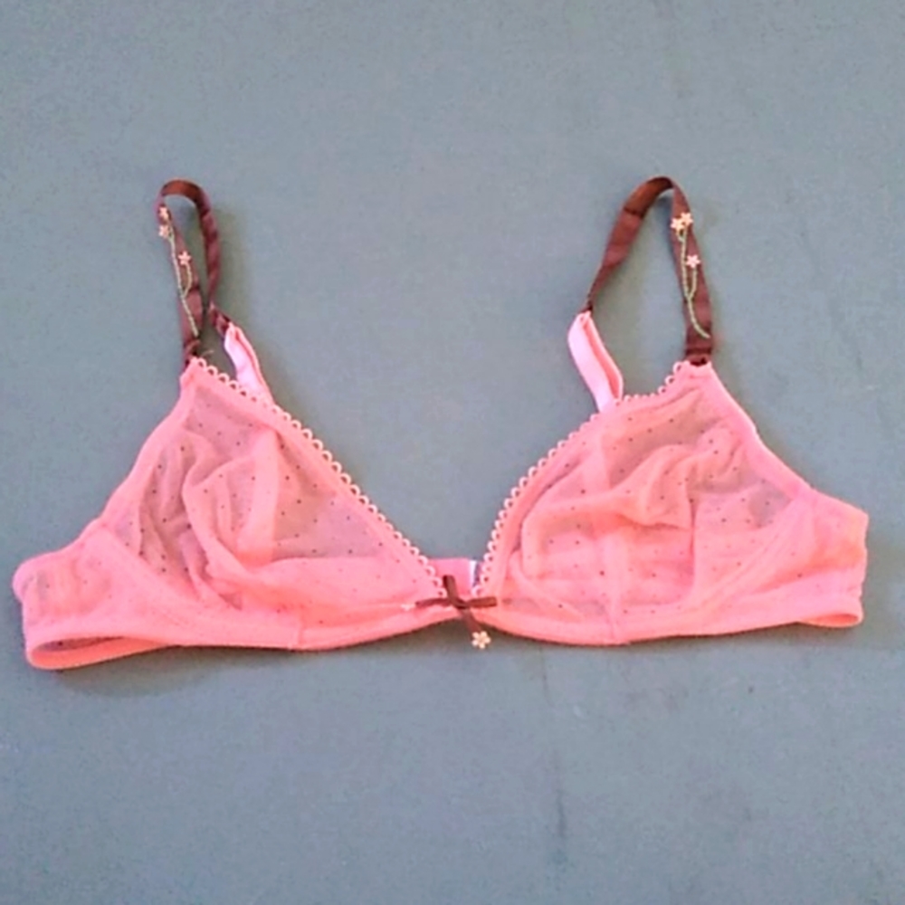 Calida sheer flower bra 34C